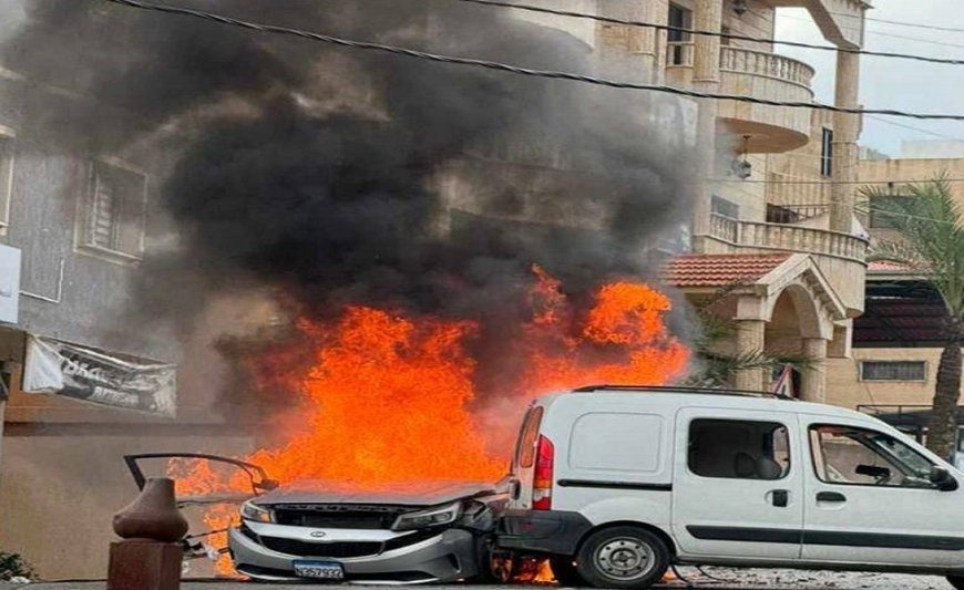 Israeli drone targets car in Lebanon, leaving deaths, injuries
