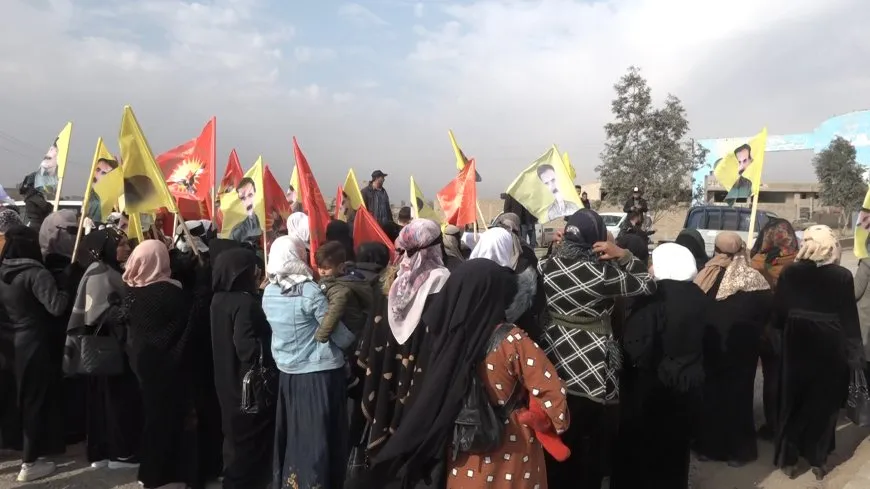 Marches denouncing Turkish attacks in Deir ez-Zor and Tal Brak