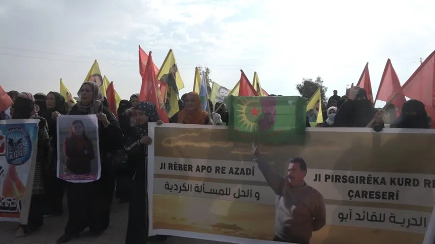 Marches denouncing Turkish attacks in Deir ez-Zor and Tal Brak