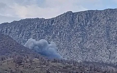 Turkish occupation aircraft bombs village in Dohuk