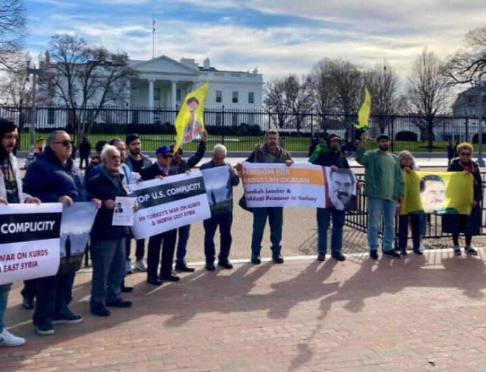  Rallies slam international conspiracy in front of White House, Canada