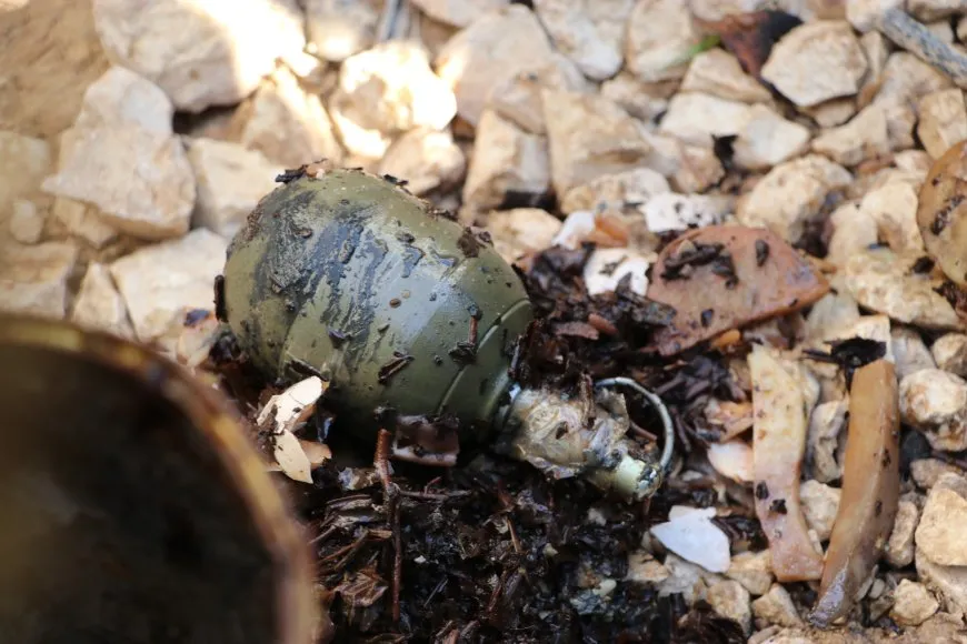 "Humanity and Security" finds bombs, weapons ammunition