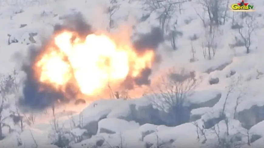 Video of operation against Turkish occupation army in Matina