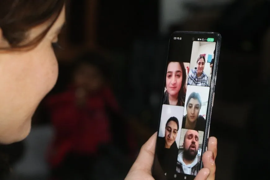Kovan, Yazidi woman manages to communicate with her family