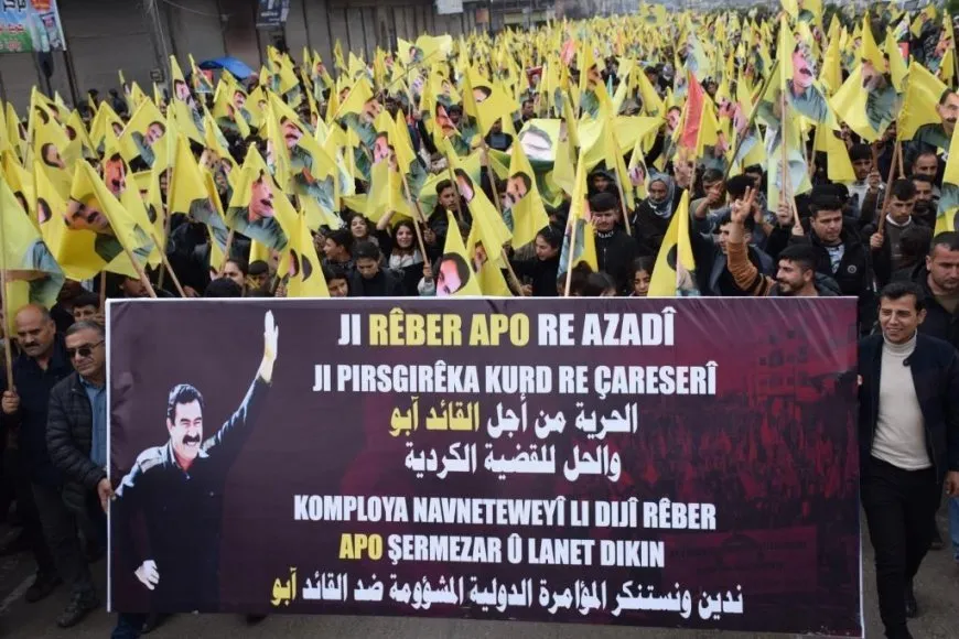 "Freedom of people represented by freedom of leader Ocalan"