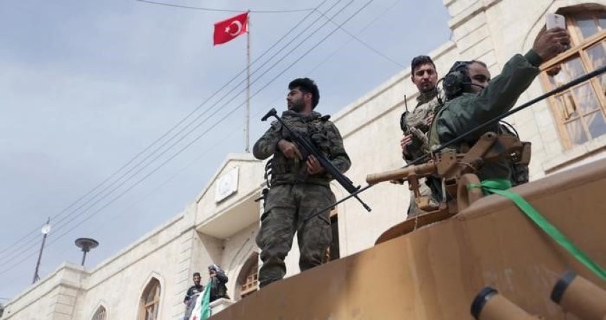 Citizens burn Turkish flag in occupied Syrian territories