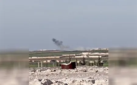 Turkish ground bombardment on Shahba countryside
