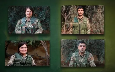 (YPJ-YPG) fighters congratulate women on occasion of March 8