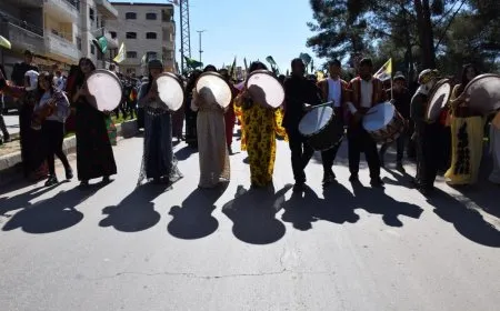 Thousands in Euphrates Canton celebrate International Women's Day