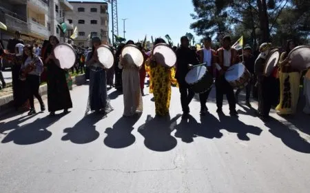 Thousands in Euphrates Canton celebrate International Women's Day