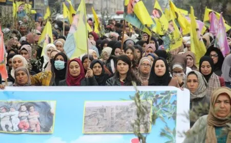 Massive rallies in NE Syria on 6th anniversary of Afrin occupation