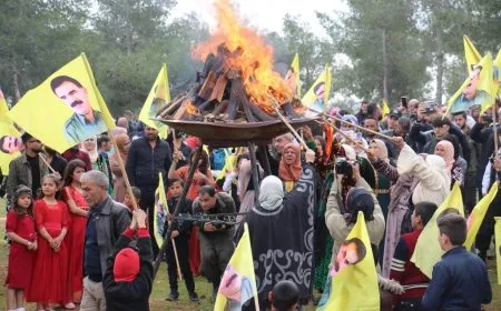 Manbij components celebrate Newroz