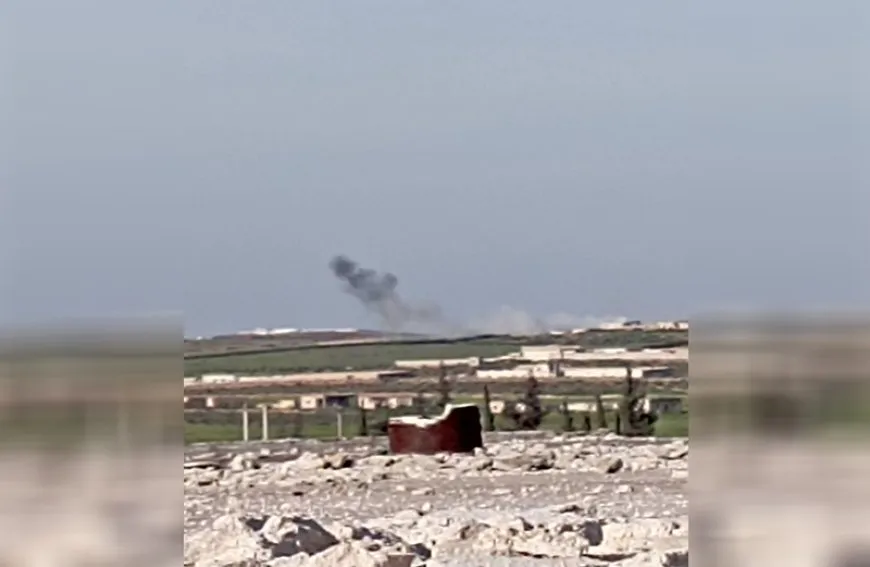 Turkish ground bombardment on Shahba countryside