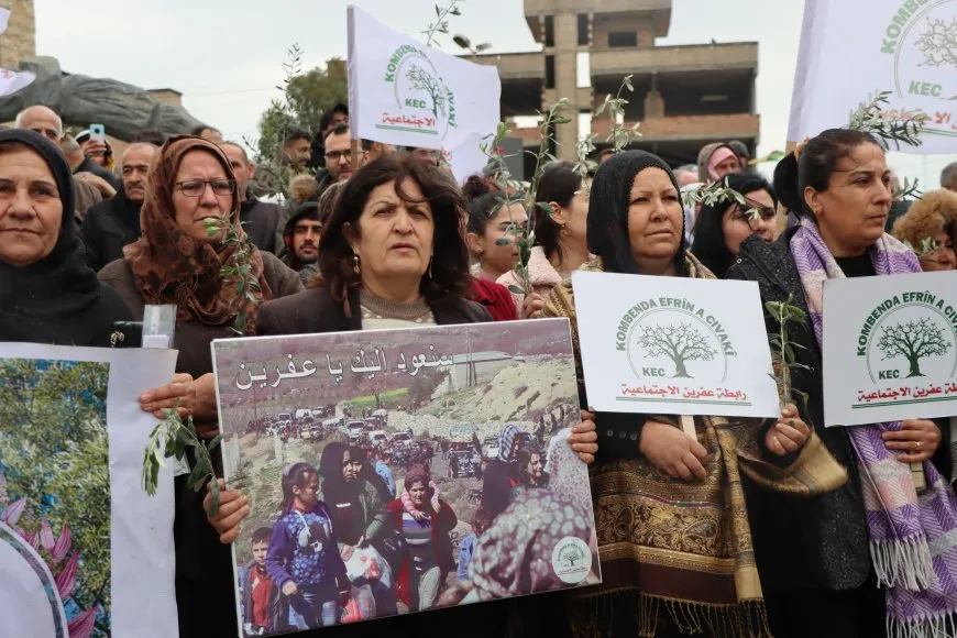 Massive rallies in NE Syria on 6th anniversary of Afrin occupation