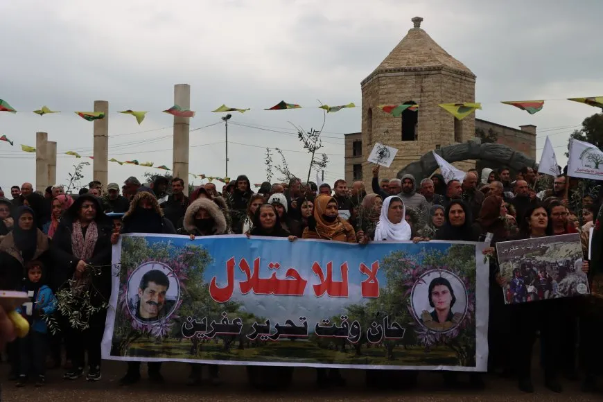 Massive rallies in NE Syria on 6th anniversary of Afrin occupation