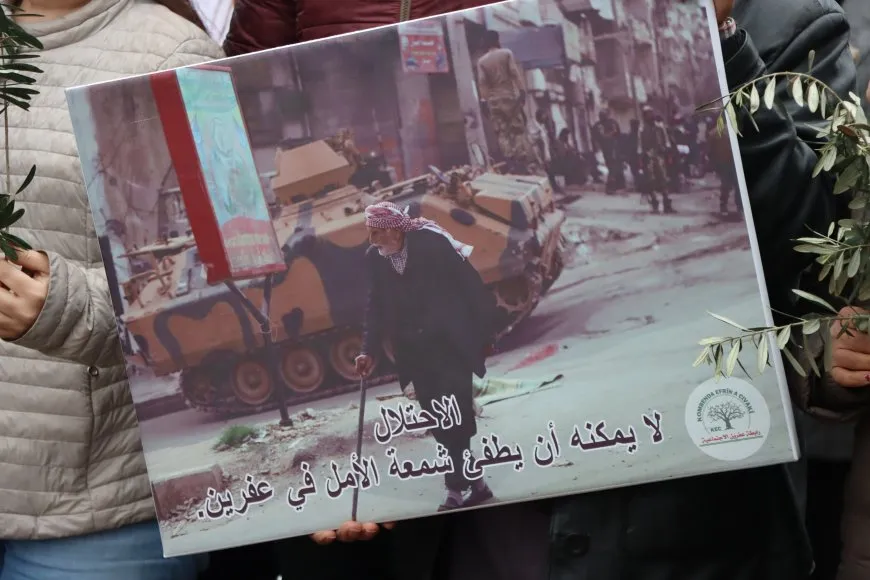 Massive rallies in NE Syria on 6th anniversary of Afrin occupation