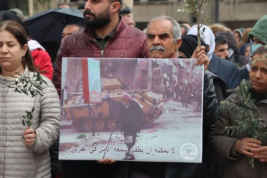 Massive rallies in NE Syria on 6th anniversary of Afrin occupation