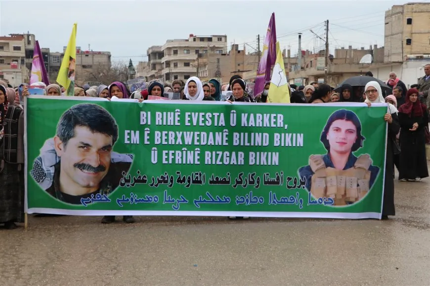 Massive rallies in NE Syria on 6th anniversary of Afrin occupation