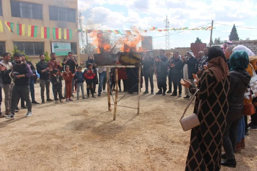 Flame of Newroz burns in cities, villages in preparation for major celebrations