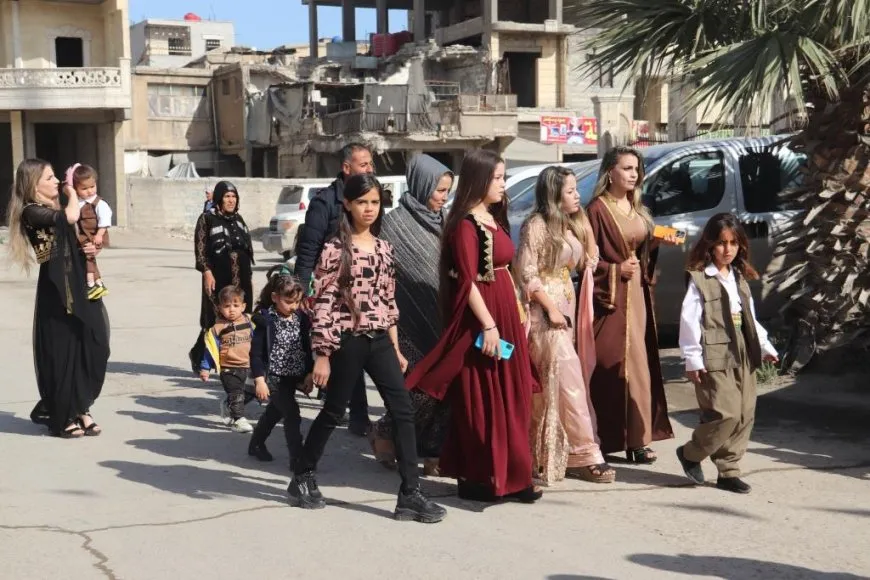Components of NE Syria head to Newroz squares