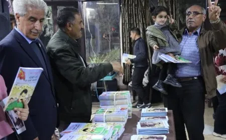 Graphic novel on leader life distributed in NE Syria