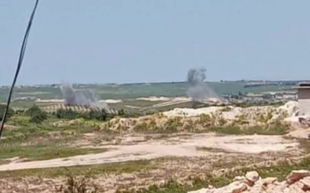 Turkish occupation bombs villages of Manbij