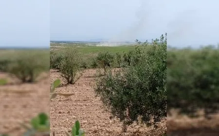 Ground bombardment by Turkish occupation targeting villages of Manbij