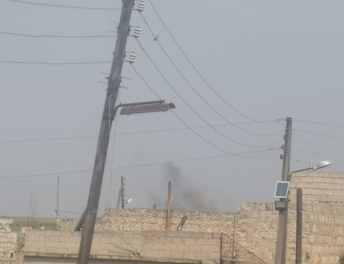 Turkish occupation, its affiliates bomb  village in Sherawa