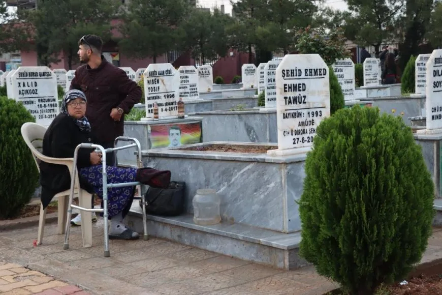 Perform Eid prayers and visits shrines of martyrs in NE Syria