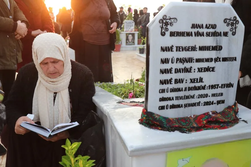 Perform Eid prayers and visits shrines of martyrs in NE Syria