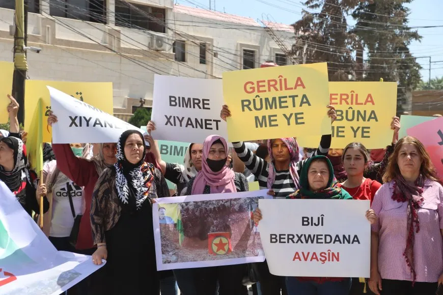 Condemnations of Turkish occupation attacks and massive marches in support of  Gêrîla