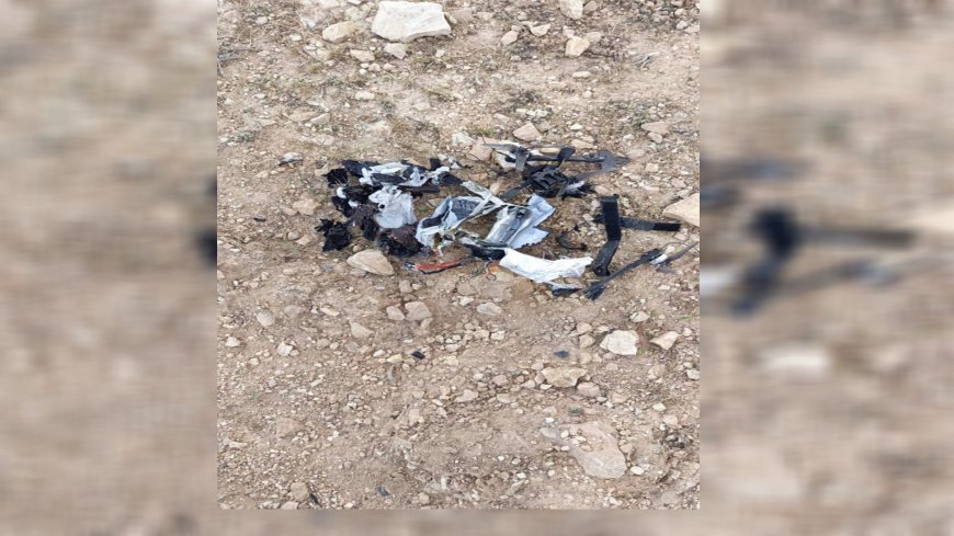 Turkish occupation UAV fall in Manbij countryside