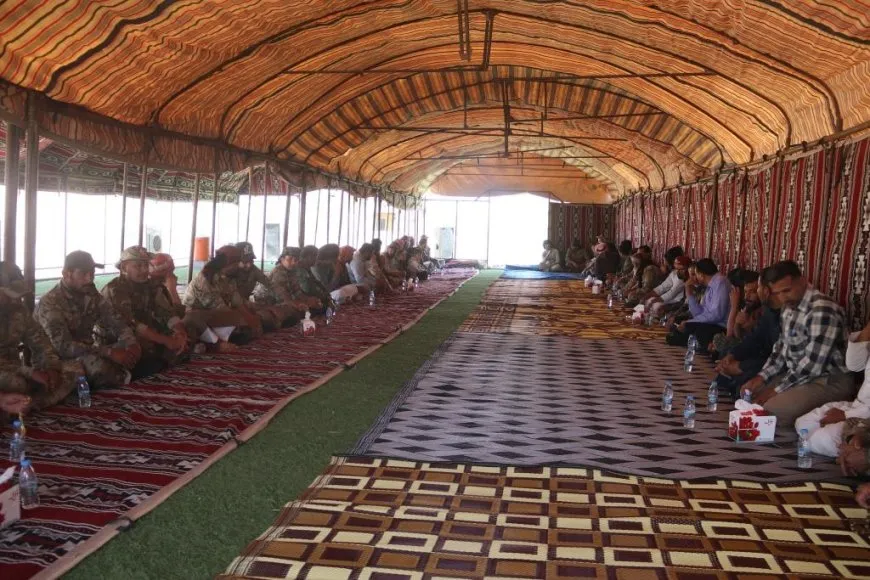 Hejîn Military Council meets with  eastern countryside of Deir ez-Zor people