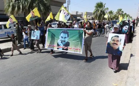 Rallies in Deir ez-Zor, Tabqa for Leader physical freedom