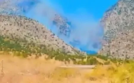 Turkish occupation bombards Metina Mountains