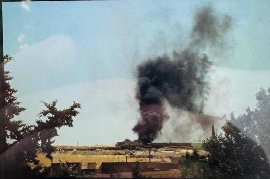 Targeting car south of Kobani city