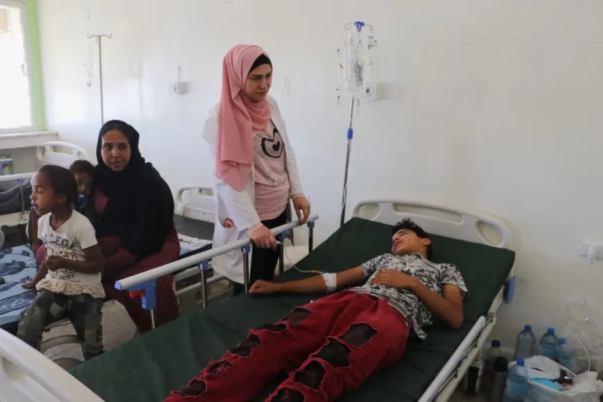 Tremendous numbers of patients in Hasakah due to contaminated water  
