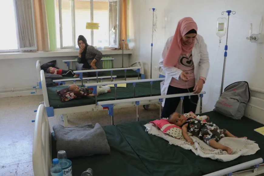 Tremendous numbers of patients in Hasakah due to contaminated water  