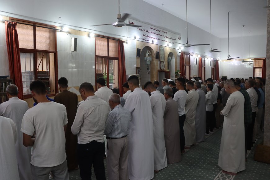 Muslims of NE Syria perform Eid al-Adha prayer
