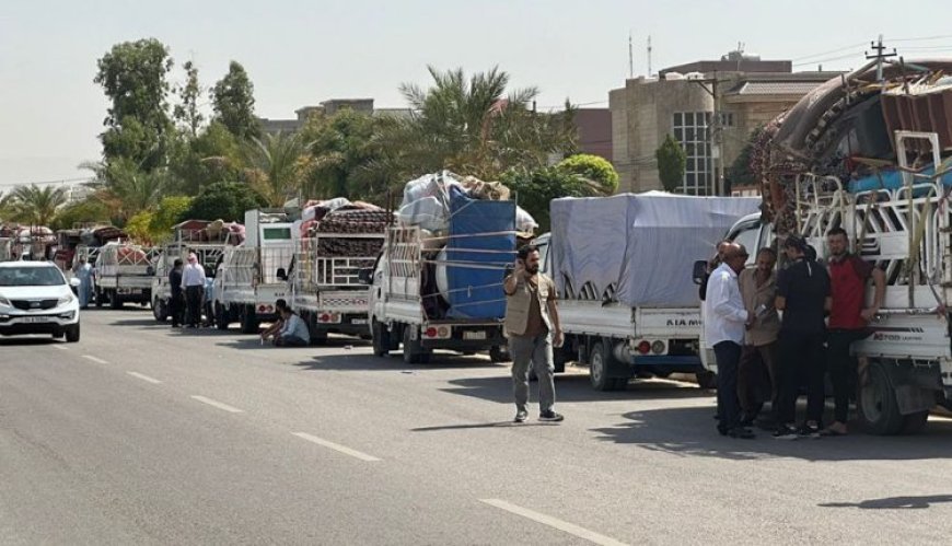 569 displaced Yazidis return to their homes in Şengal