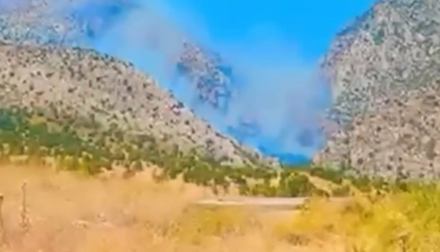 Turkish occupation bombards Metina Mountains