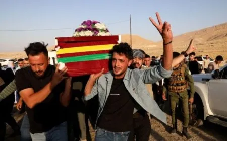 Funeral of (Çira FM) correspondent takes place in Şengal