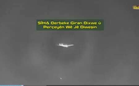 Tv Gerila broadcasts video footage of occupation drone shot down in Assos