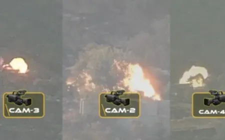 Video footage of air action carried out by Gêrîla