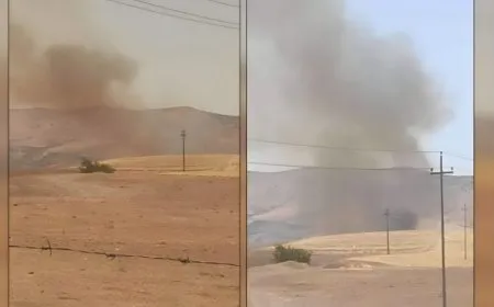 Turkish occupation forces bombard Jamjamal, S. Kurdistan