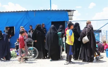 75 families from Deir ez-Zor prepare to leave al-Hol camp
