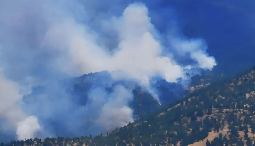 Fires engulf Duhok mountains due to Turkish bombardment