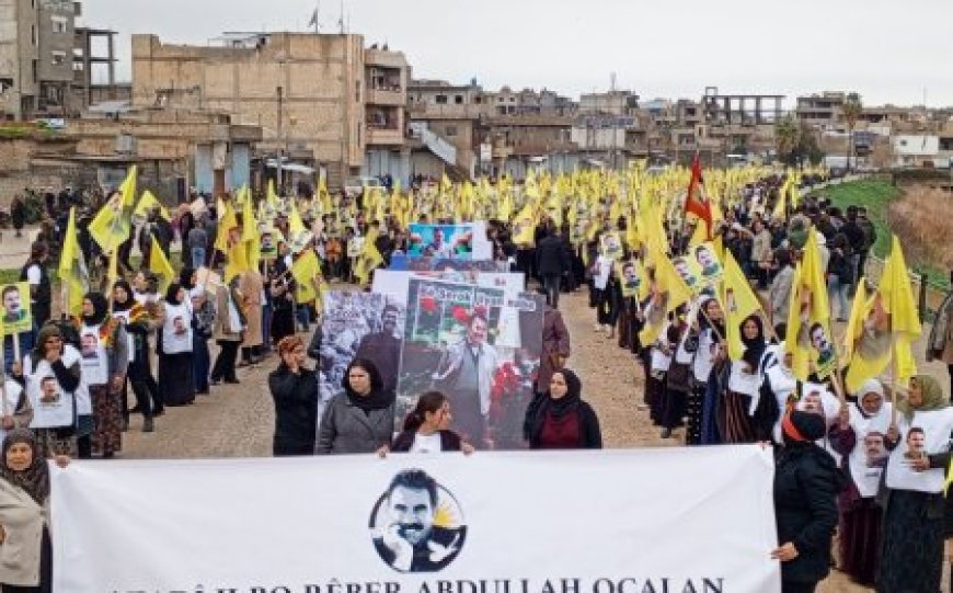 Women from Deir ez-Zor: Our struggle continues until the leader gains his physical freedom