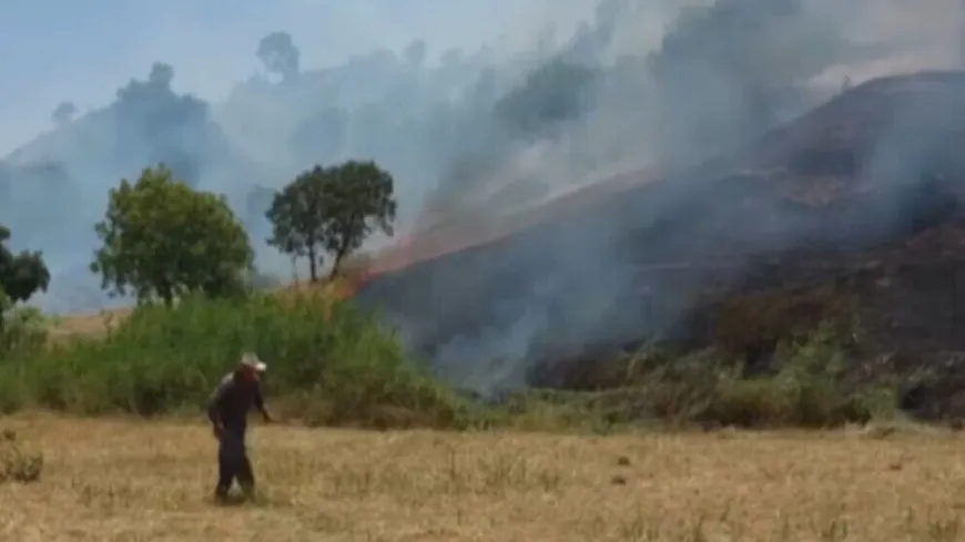 Turkish occupation state bombs villages in Dohuk; huge fires broke out