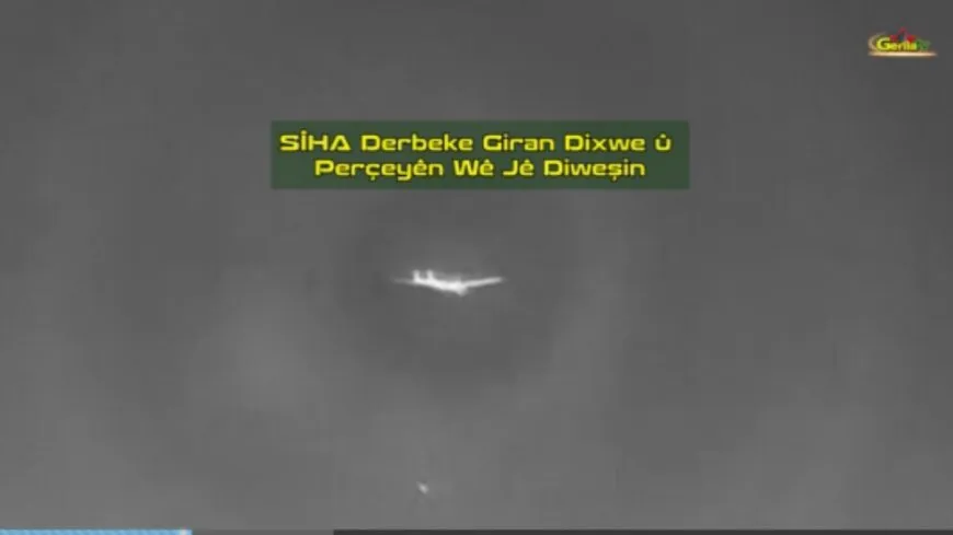 Tv Gerila broadcasts video footage of occupation drone shot down in Assos
